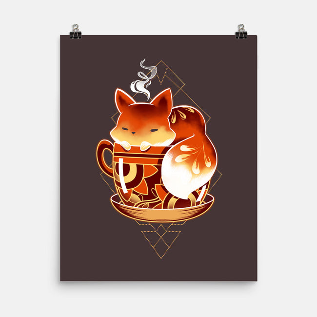 Cup Of Fox-none matte poster-Snouleaf