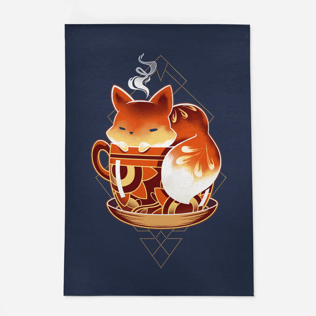 Cup Of Fox-none outdoor rug-Snouleaf