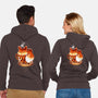 Cup Of Fox-unisex zip-up sweatshirt-Snouleaf