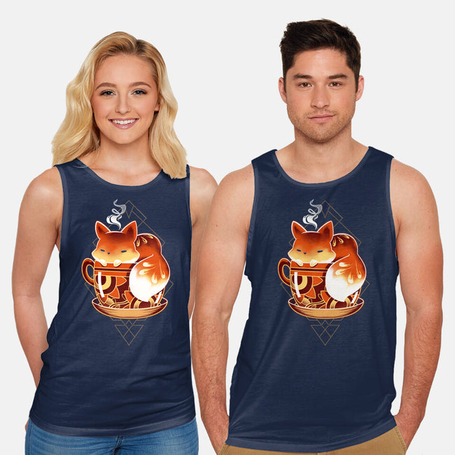 Cup Of Fox-unisex basic tank-Snouleaf