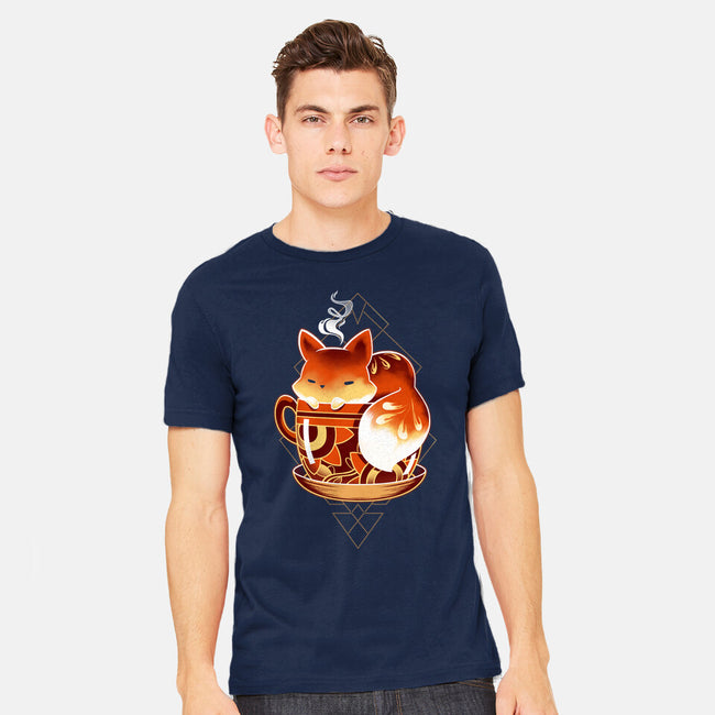 Cup Of Fox-mens heavyweight tee-Snouleaf