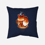 Cup Of Fox-none removable cover throw pillow-Snouleaf