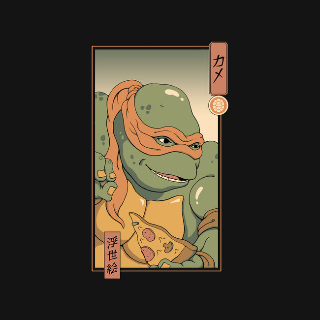 Orange Kame Ninja-womens v-neck tee-vp021