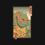 Orange Kame Ninja-none removable cover w insert throw pillow-vp021