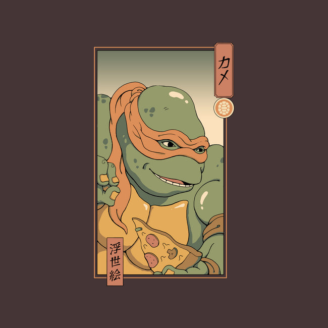 Orange Kame Ninja-none removable cover w insert throw pillow-vp021
