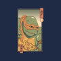 Orange Kame Ninja-none removable cover w insert throw pillow-vp021
