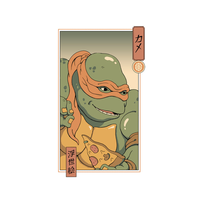 Orange Kame Ninja-womens fitted tee-vp021