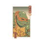 Orange Kame Ninja-none removable cover w insert throw pillow-vp021