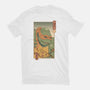 Orange Kame Ninja-womens fitted tee-vp021