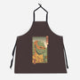 Orange Kame Ninja-unisex kitchen apron-vp021