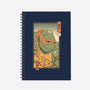 Orange Kame Ninja-none dot grid notebook-vp021
