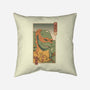 Orange Kame Ninja-none removable cover throw pillow-vp021