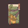 Purple Kame Ninja-none removable cover w insert throw pillow-vp021