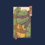 Purple Kame Ninja-none removable cover w insert throw pillow-vp021