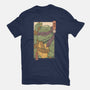 Purple Kame Ninja-womens fitted tee-vp021