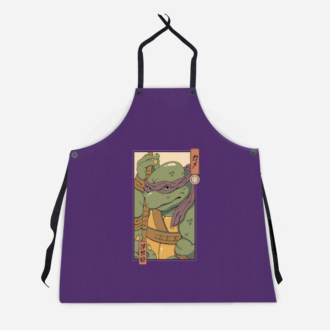 Purple Kame Ninja-unisex kitchen apron-vp021