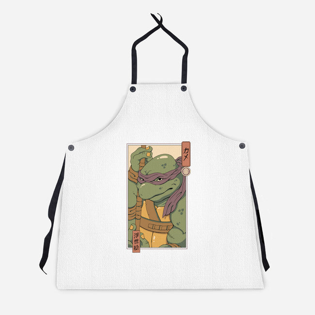 Purple Kame Ninja-unisex kitchen apron-vp021