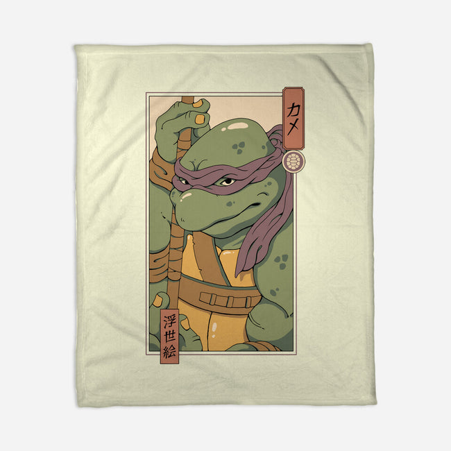 Purple Kame Ninja-none fleece blanket-vp021