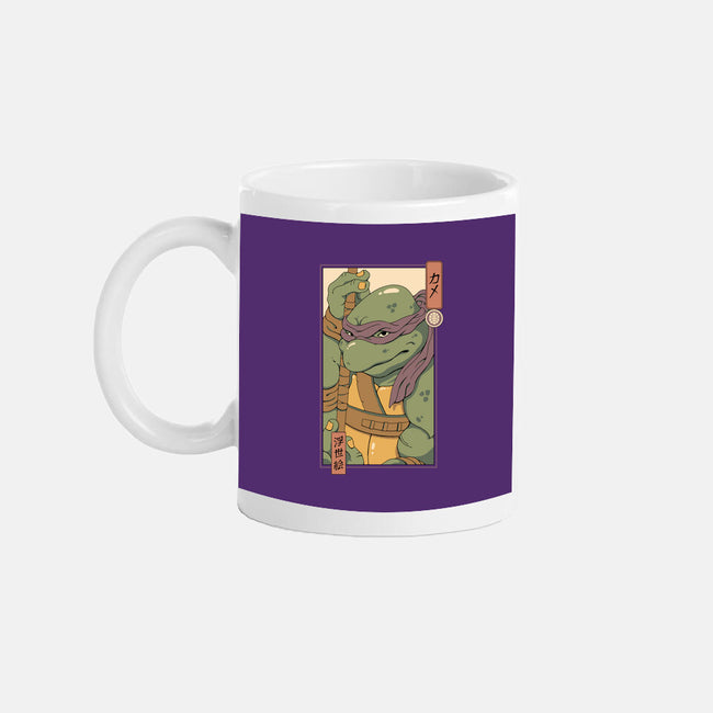 Purple Kame Ninja-none glossy mug-vp021