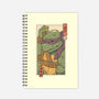 Purple Kame Ninja-none dot grid notebook-vp021
