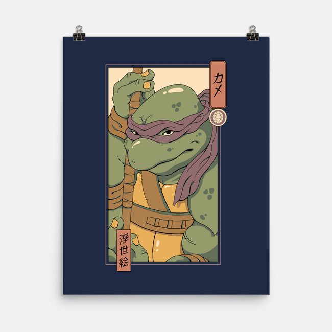 Purple Kame Ninja-none matte poster-vp021
