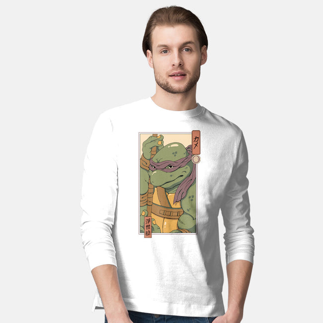 Purple Kame Ninja-mens long sleeved tee-vp021