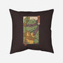 Purple Kame Ninja-none removable cover w insert throw pillow-vp021