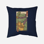 Purple Kame Ninja-none removable cover w insert throw pillow-vp021