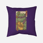 Purple Kame Ninja-none removable cover w insert throw pillow-vp021