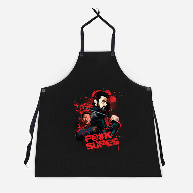 F Supes-unisex kitchen apron-Conjura Geek