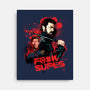 F Supes-none stretched canvas-Conjura Geek