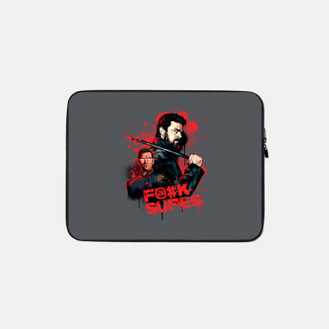 F Supes-none zippered laptop sleeve-Conjura Geek