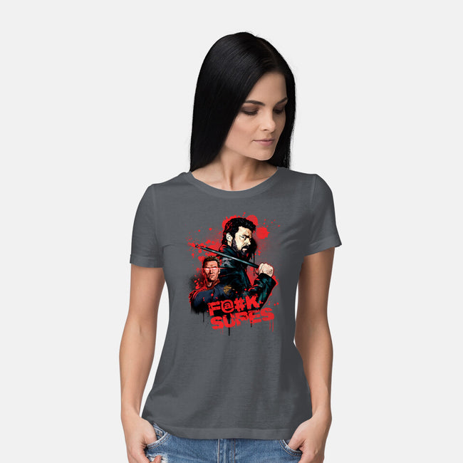 F Supes-womens basic tee-Conjura Geek