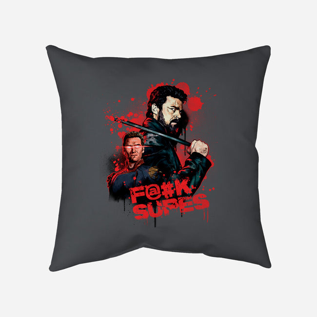 F Supes-none removable cover w insert throw pillow-Conjura Geek