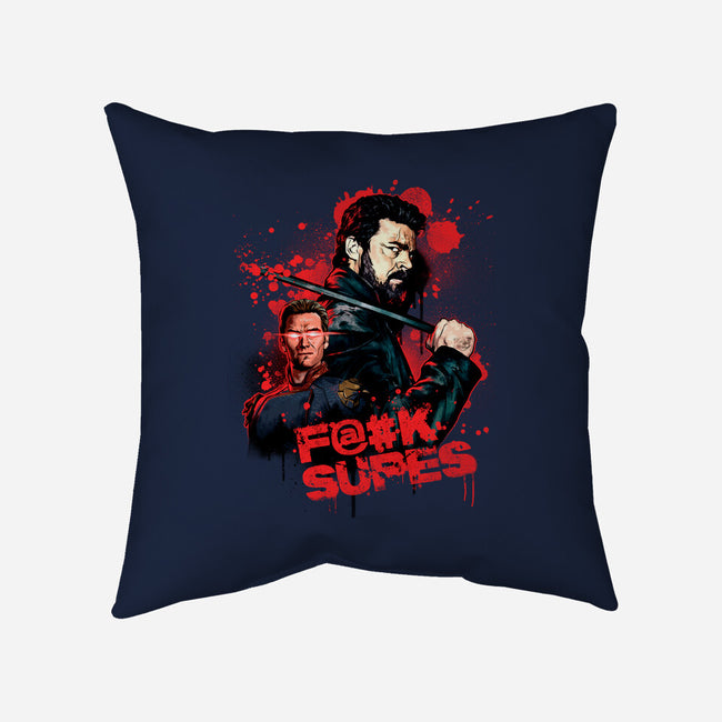 F Supes-none removable cover w insert throw pillow-Conjura Geek