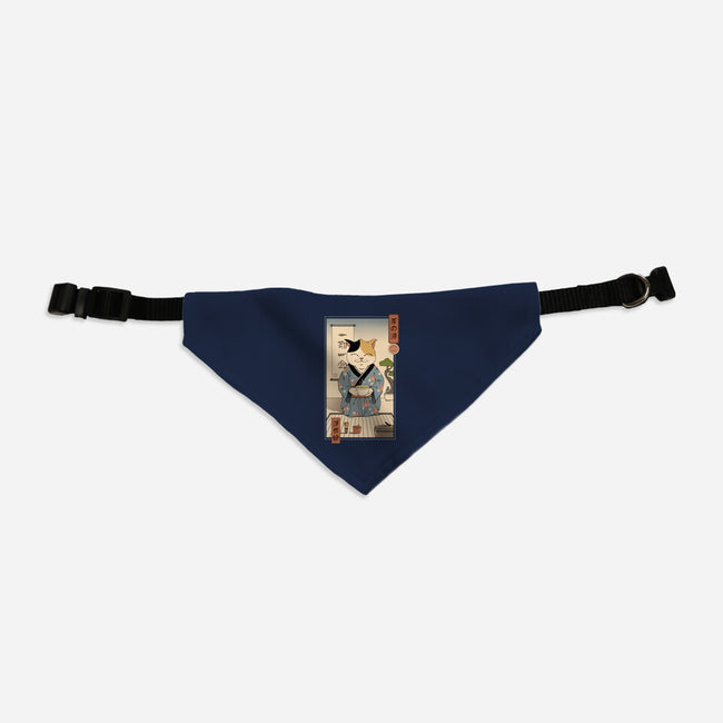 Cat Tea Ceremony-dog adjustable pet collar-vp021