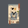 Cat Tea Ceremony-womens v-neck tee-vp021