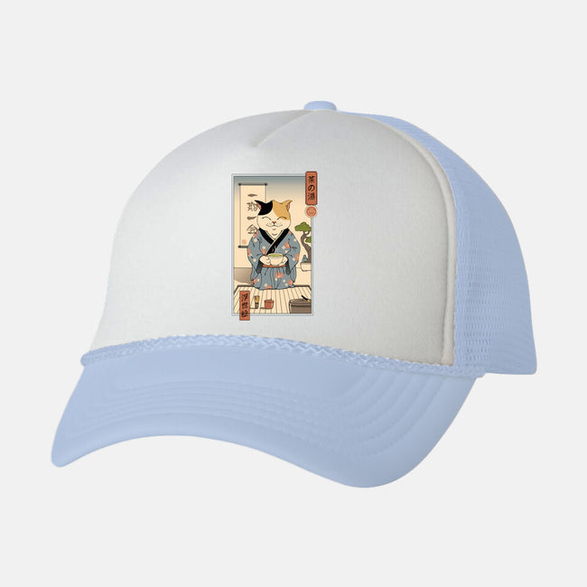 Cat Tea Ceremony-unisex trucker hat-vp021
