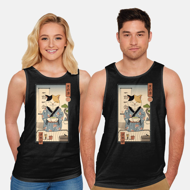 Cat Tea Ceremony-unisex basic tank-vp021