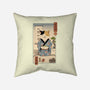 Cat Tea Ceremony-none removable cover w insert throw pillow-vp021