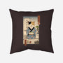 Cat Tea Ceremony-none removable cover w insert throw pillow-vp021