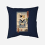Cat Tea Ceremony-none removable cover w insert throw pillow-vp021