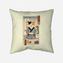 Cat Tea Ceremony-none removable cover throw pillow-vp021