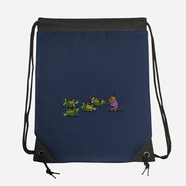 Turtle Training-none drawstring bag-Boggs Nicolas