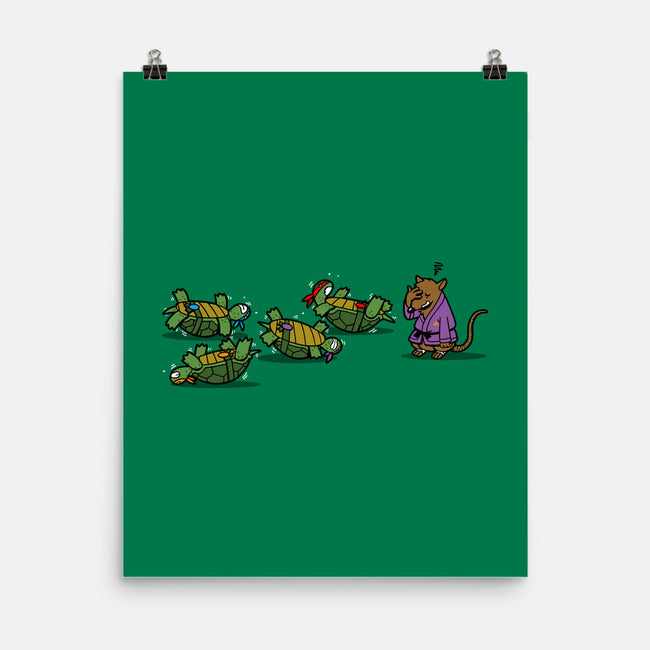 Turtle Training-none matte poster-Boggs Nicolas