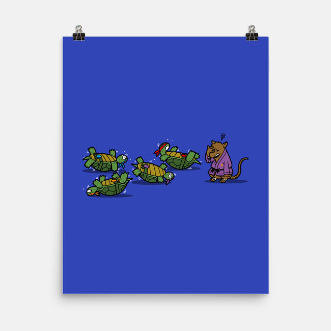 Turtle Training-none matte poster-Boggs Nicolas