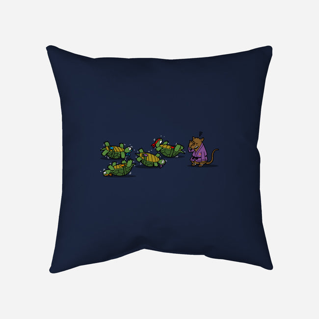 Turtle Training-none removable cover w insert throw pillow-Boggs Nicolas