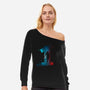 Vecna Is Here-womens off shoulder sweatshirt-meca artwork