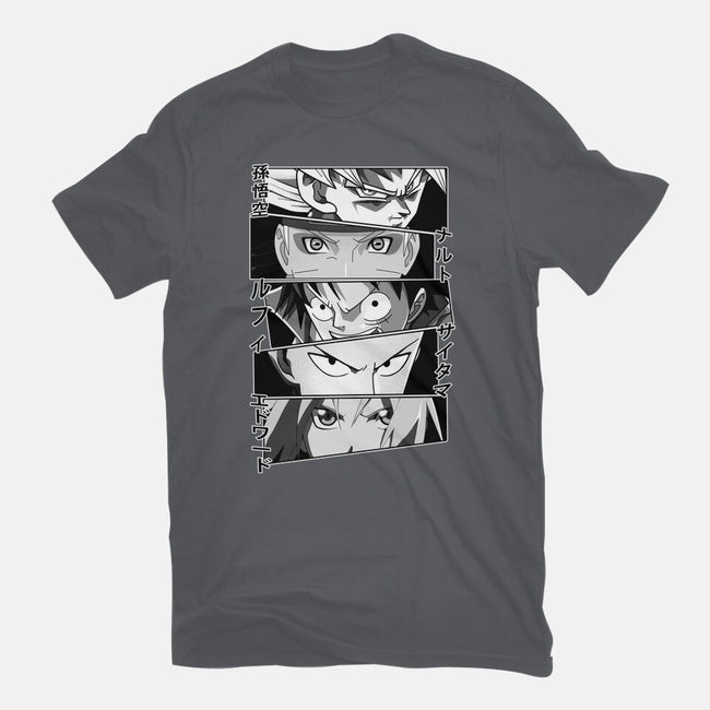 Anime Heroes-womens basic tee-meca artwork