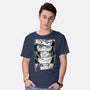 Anime Heroes-mens basic tee-meca artwork